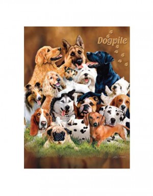 “Dog Pile” Luxury Plush Blanket