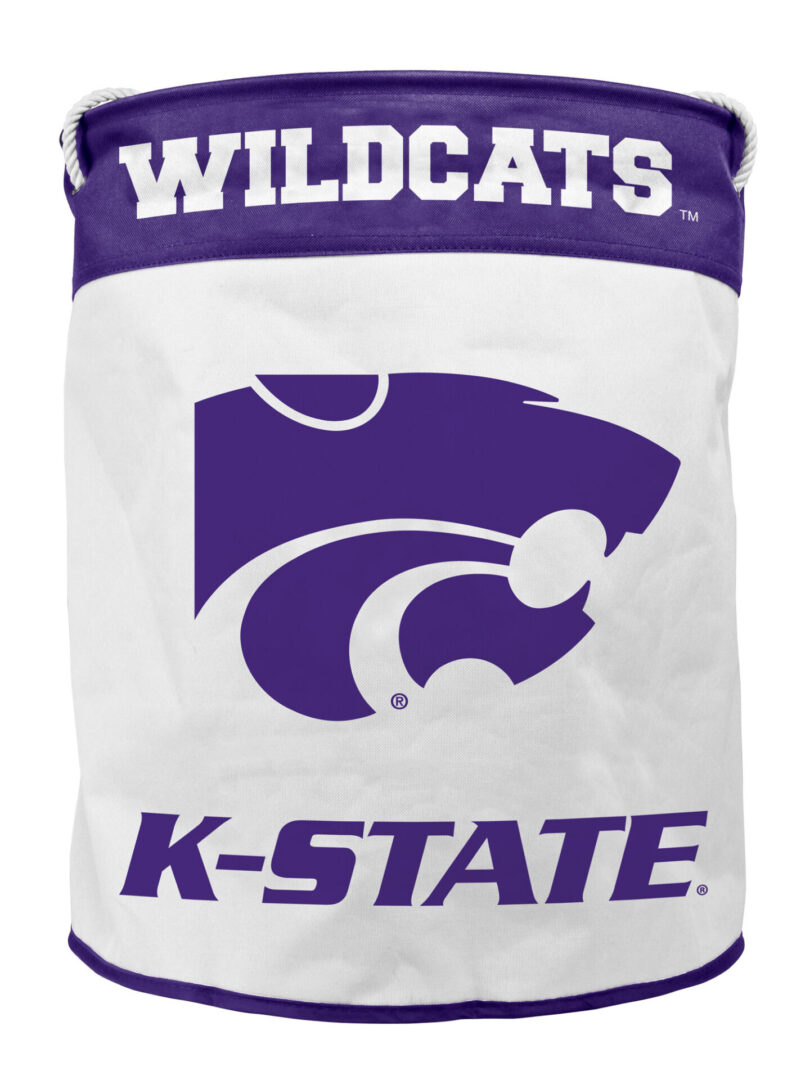 Wildcats purple laundry bag