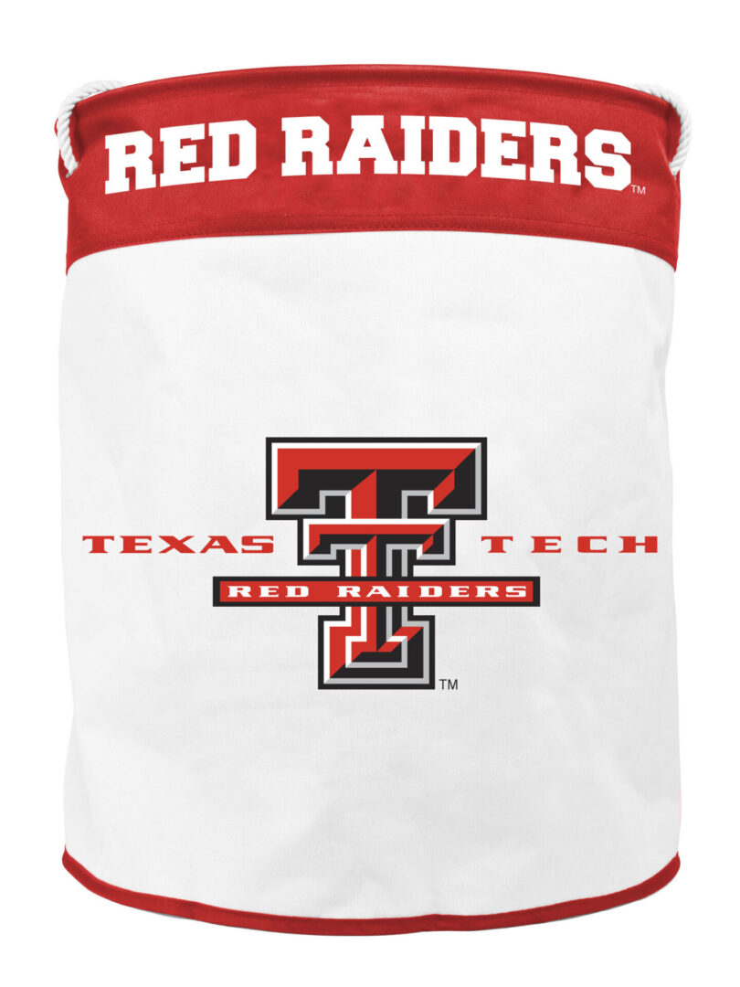 Red Texas university red raiders laundry bag