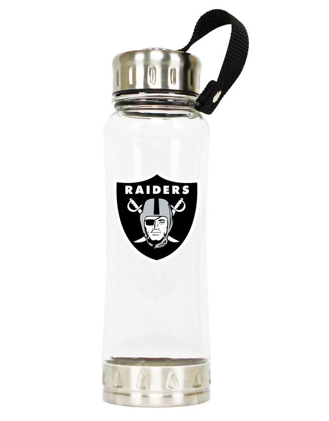 Oakland Raiders Clip-on Water Bottle