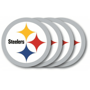 Pittsburgh Steelers Coaster Set, 4pk