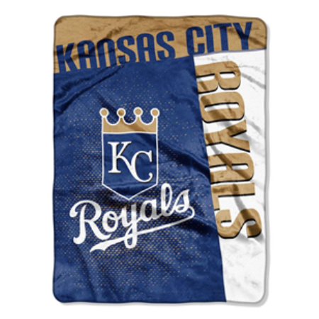 Kansas City Royals blue gold blanket