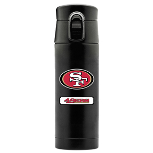 SAN FRANCISCO 49ERS DOUBLEWALL STAINLESS STEEL THERMOS – LARGE