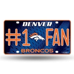 Denver Broncos #1 Fan Metal Tag